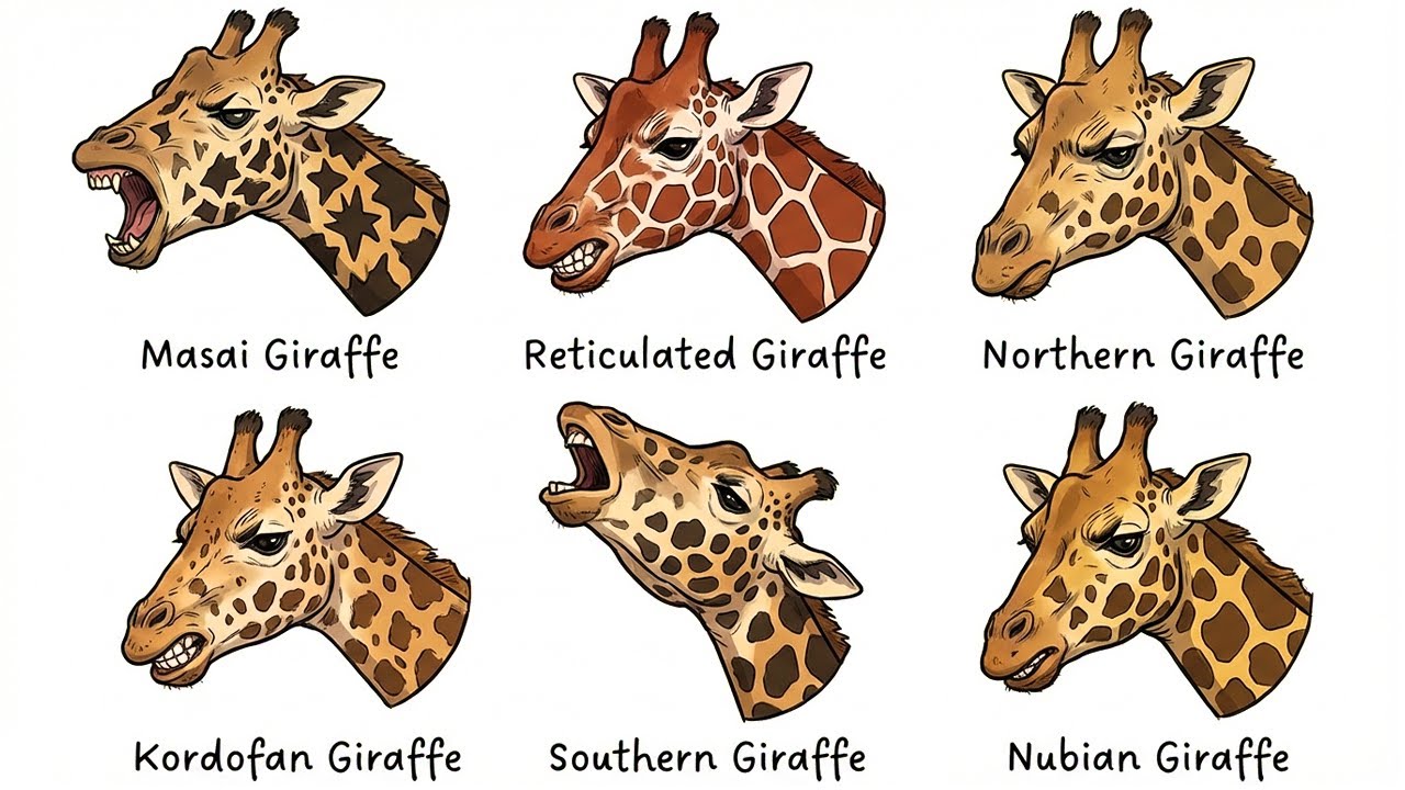 Every Giraffe Explained in 31 Minutes