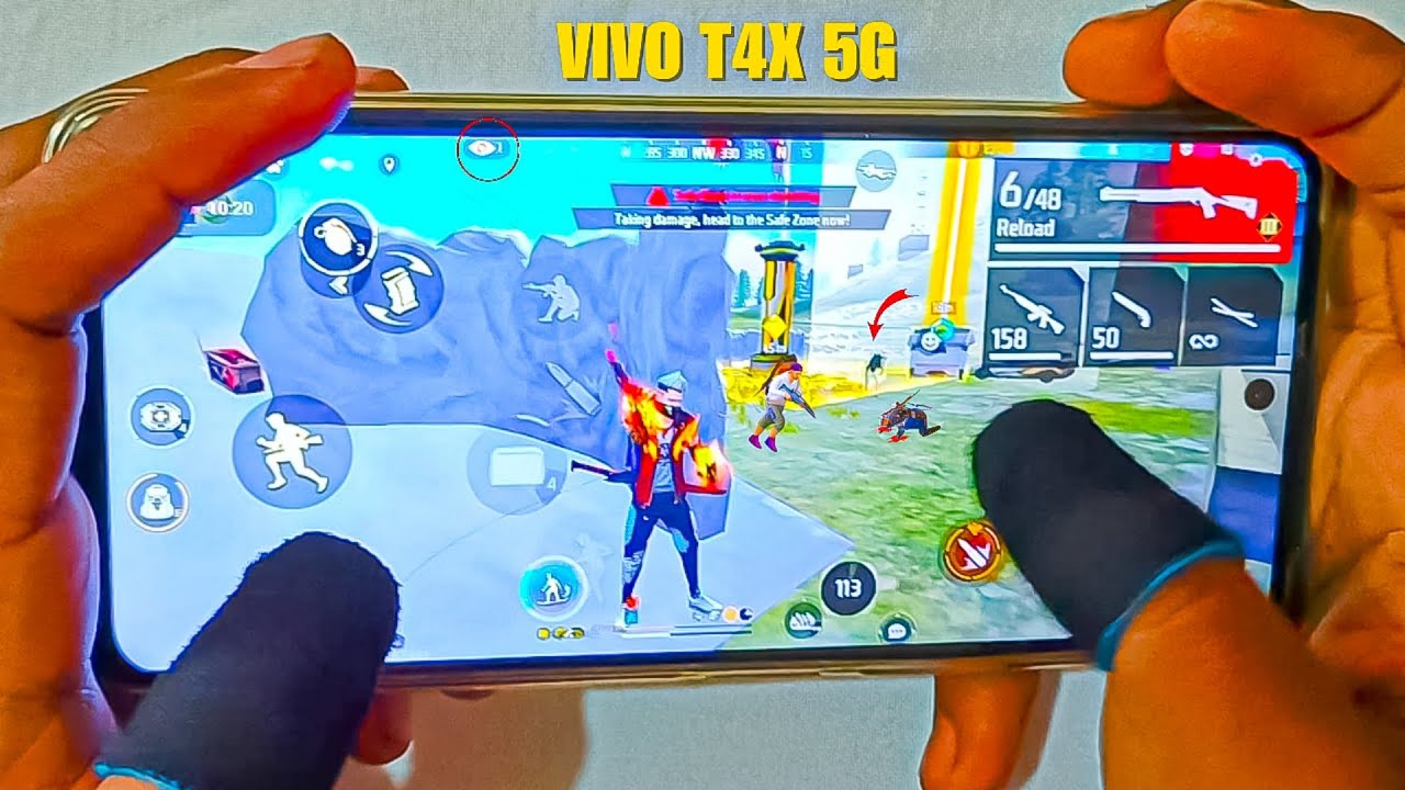Vivo t4x 5g solo vs squad gameplay 🥵 winterland event#freefirevideo #handcam #vivot4x5g #caddoyt72 