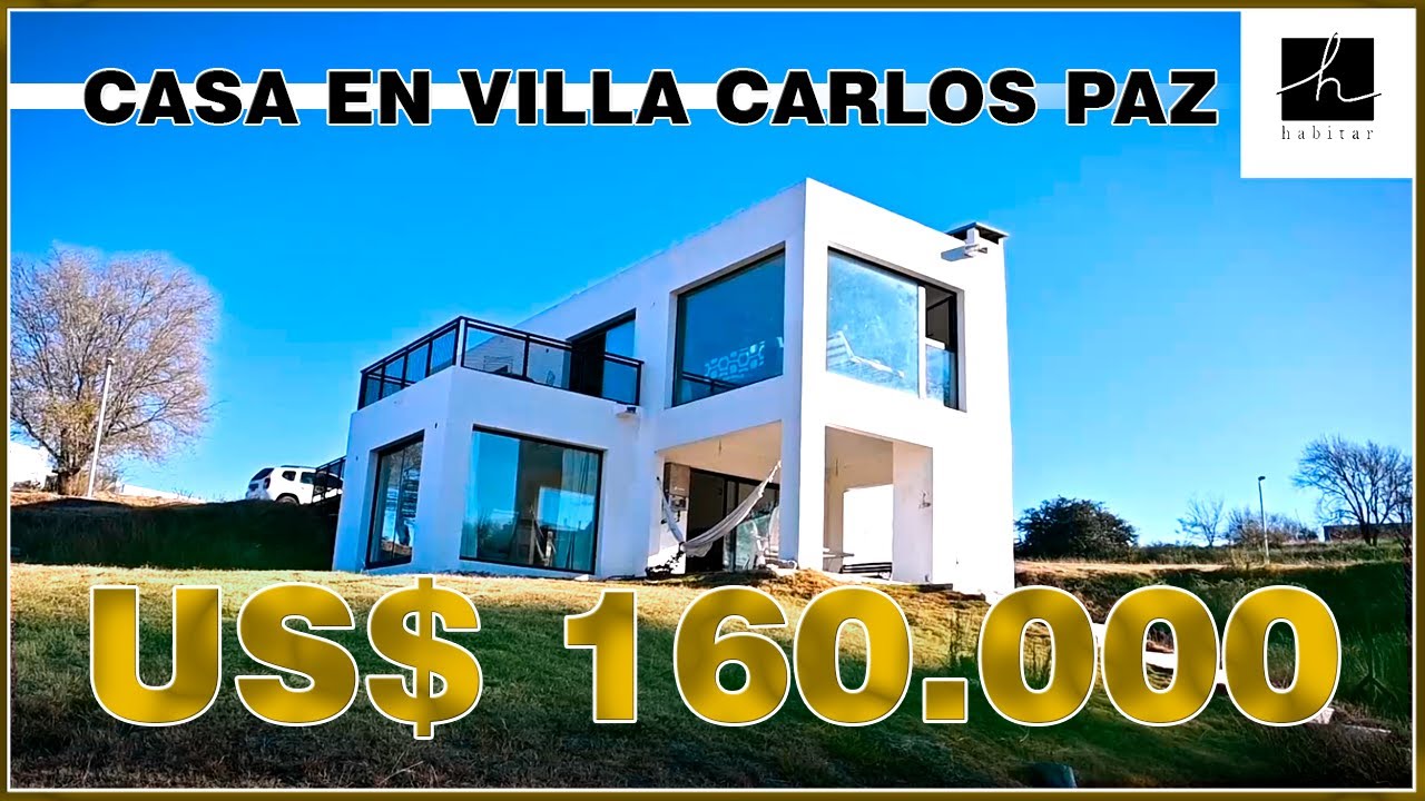 VENTA de CASA con la MEJOR VISTA a las SIERRAS por US$160.000 | Villa Carlos Paz | #Habitar