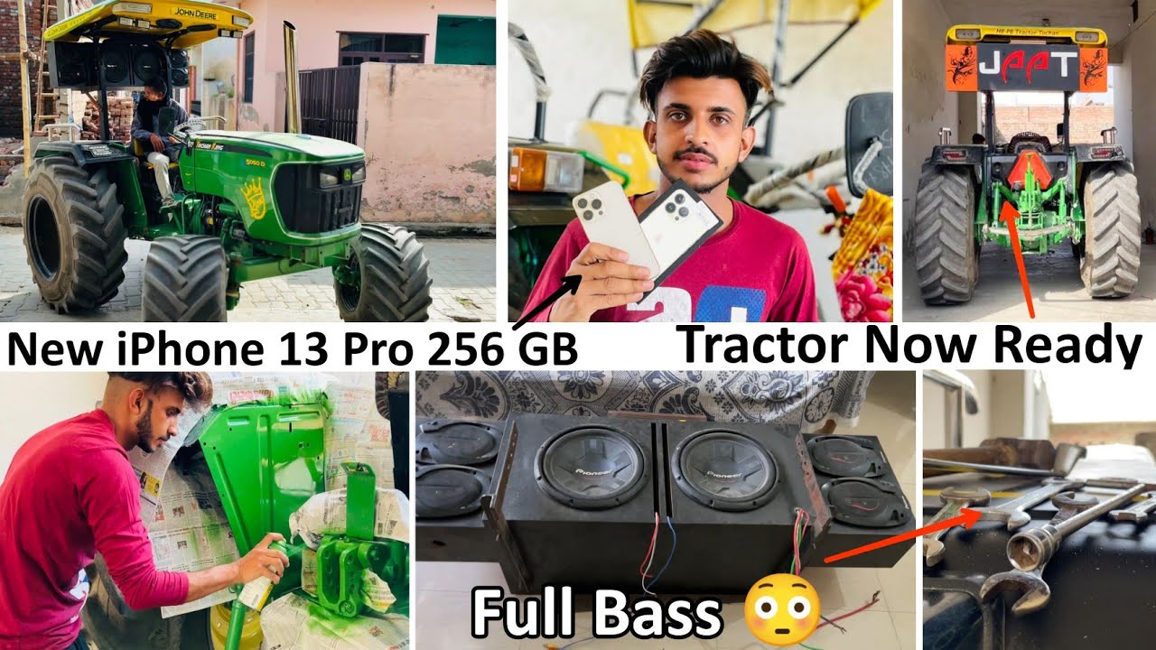 🔥iPhone 13 pro🔥 1 लाख 20 हज़ार लगा दिए अब video late नही होगी at last Tractor ready for झरा-झरर
