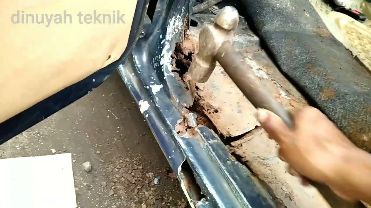 las tulangan pintu kijang ||Teknik las karbit