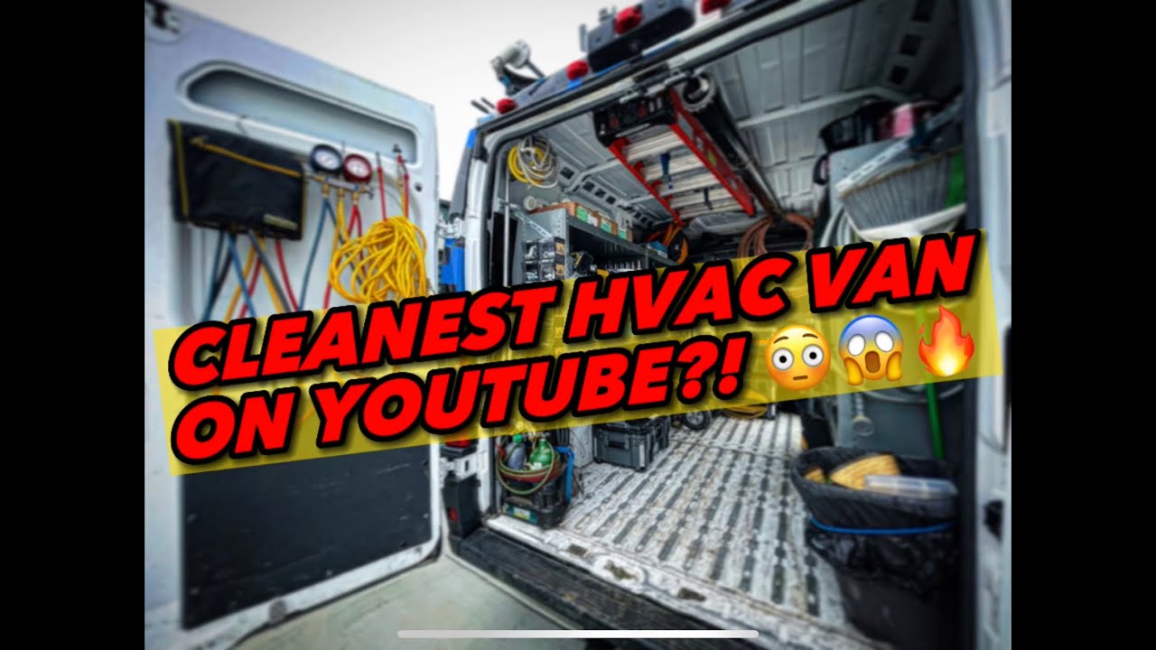 Is THIS the Cleanest HVAC VAN ON YOUTUBE?! 😳😱 2023 HVAC INSTALL VAN LOADOUT 🔥