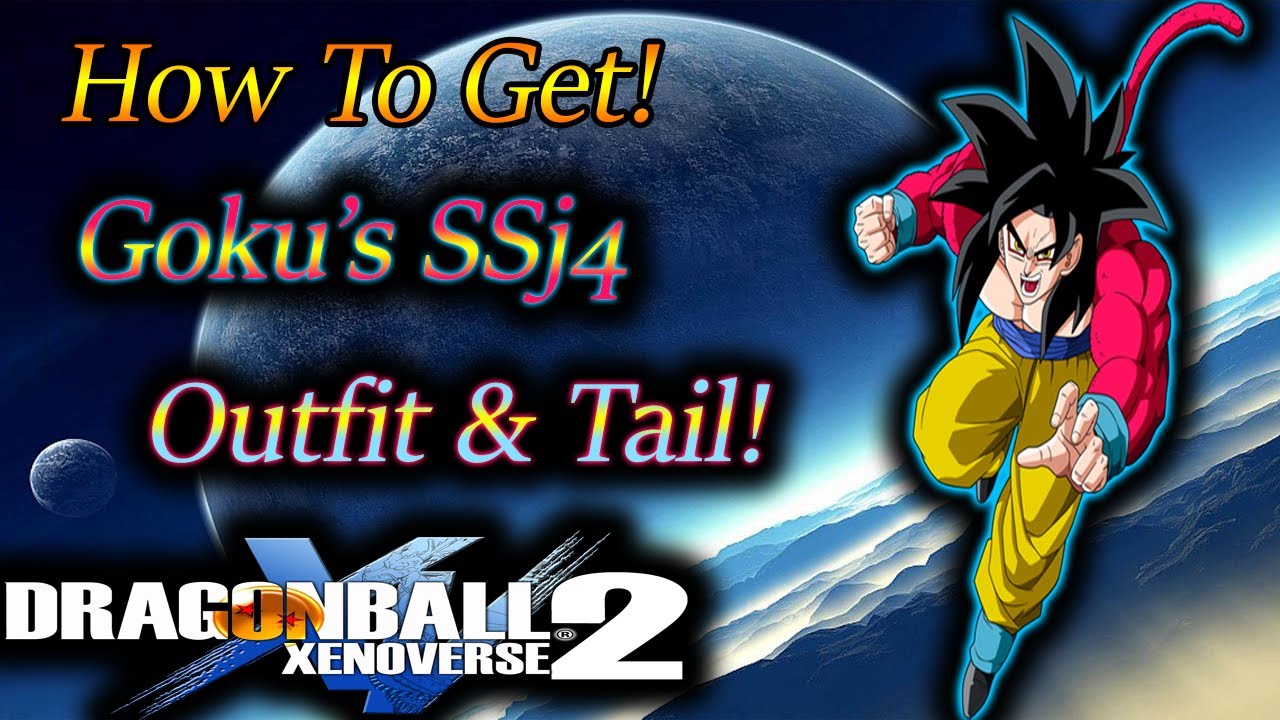 Dragon Ball XenoVerse 2: How To Get Super Saiyan 4 Outfit and Tail (Goku) -By, Evilerspartan