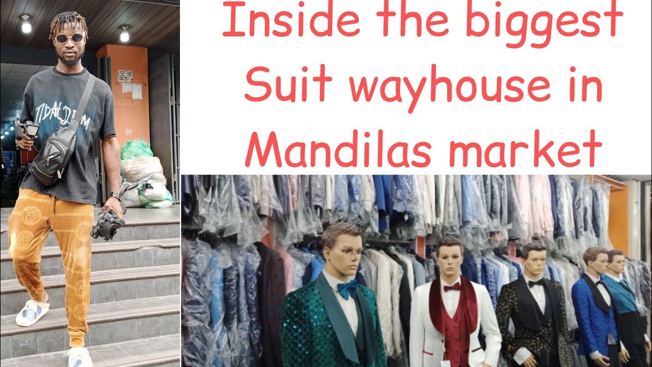 Mandilas Market: The Biggest ||Italian|| and ||Turkey Suit || Warehouse in || Lagos || market vlog