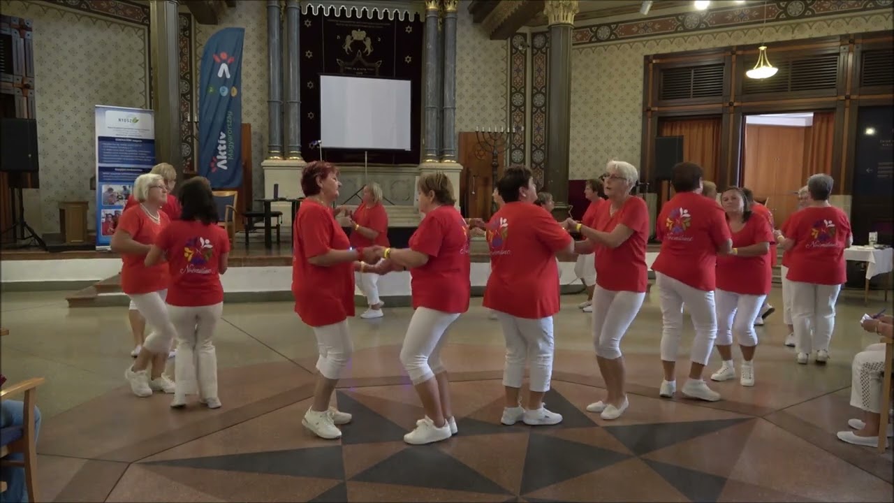 47. Noémi Tánccsoport, Kóny -  Enese. Vezető: Kukorelliné Németh Noémi.  Senior Örömtánc. 2025.08.22