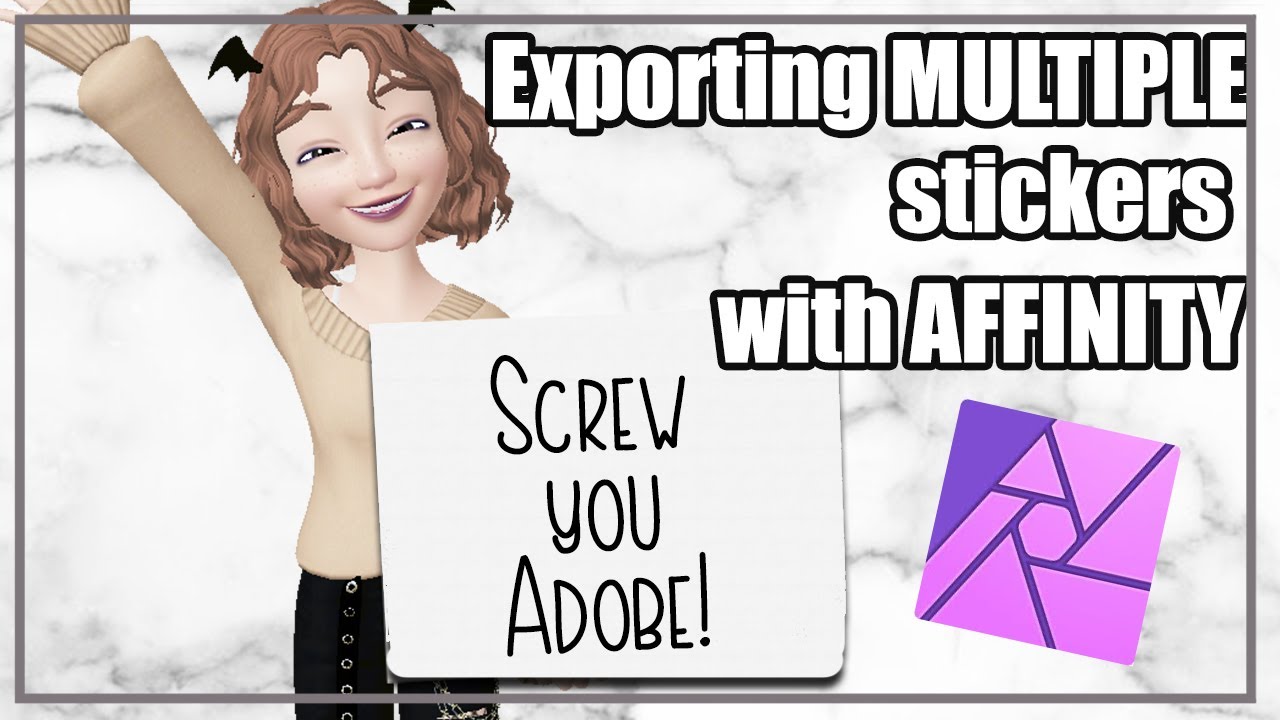 Using Affinity Photo for digital sticker creation?  Why, YES!