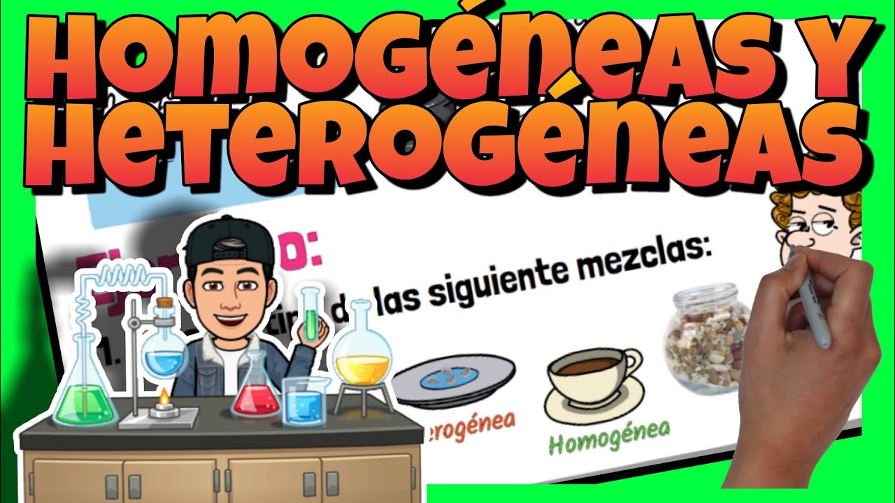 👨&zwj;🔬 MEZCLAS HOMOG&Eacute;NEAS y HETEROG&Eacute;NEAS para NI&Ntilde;OS
