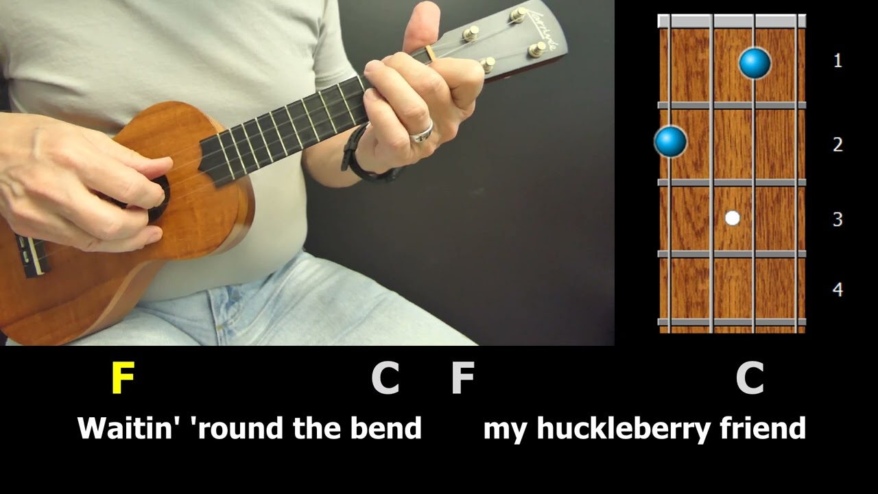 Moon River - Fingerstyle Ukulele with Chords and Lyrics