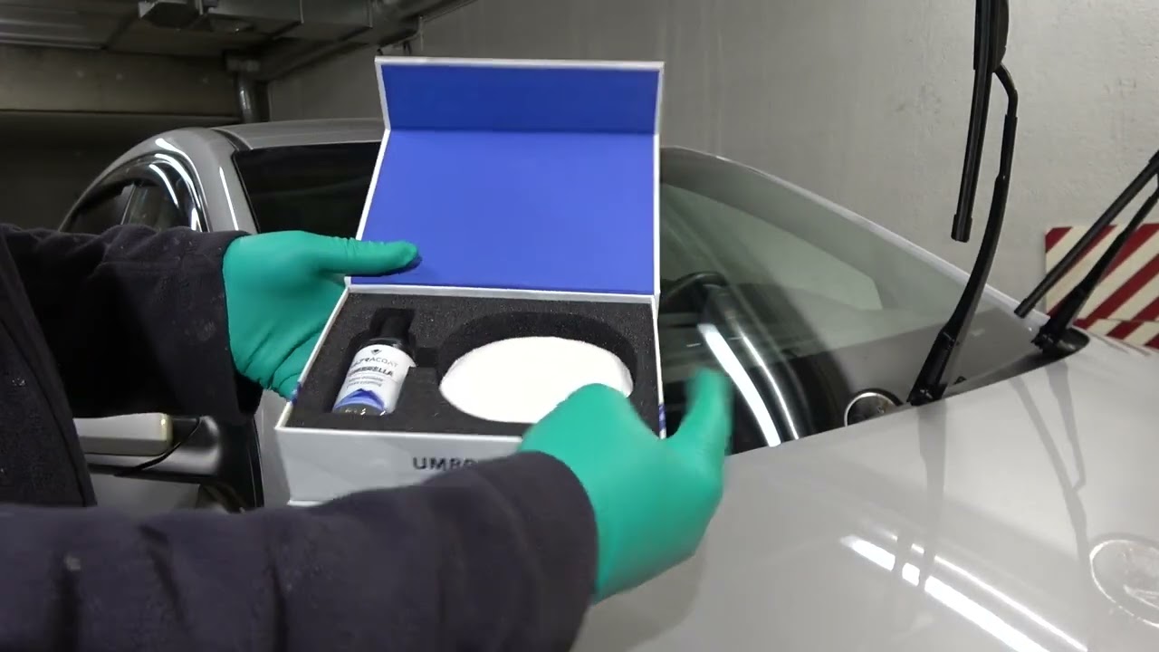 Test av Ultracoat Umbrella Glass Coating på Hyundai Ioniq 2019 Electric 28 kWh