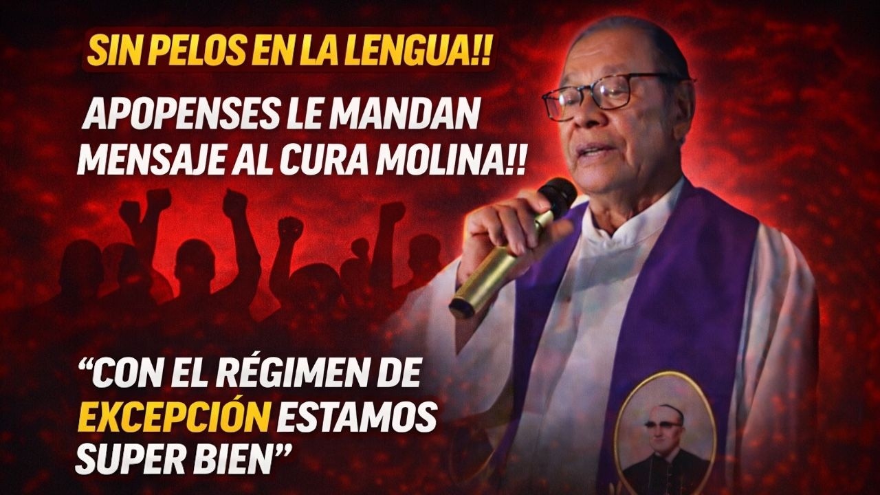 SIN PELOS EN LA LENGUA!! APOPENSES LE MANDAN MENSAJE AL CURA MOLINA!!