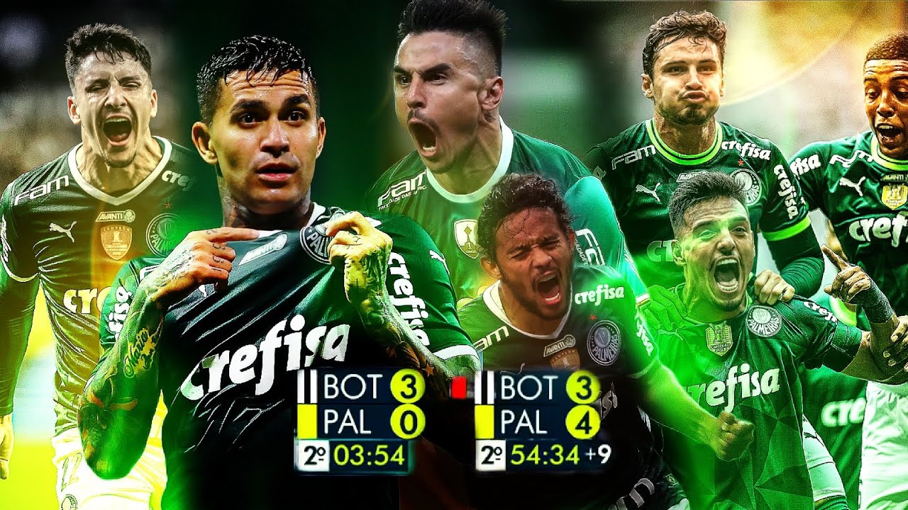 GOLS nos ACRÉSCIMOS... mais EMOCIONANTES do  PALMEIRAS 💚🖤