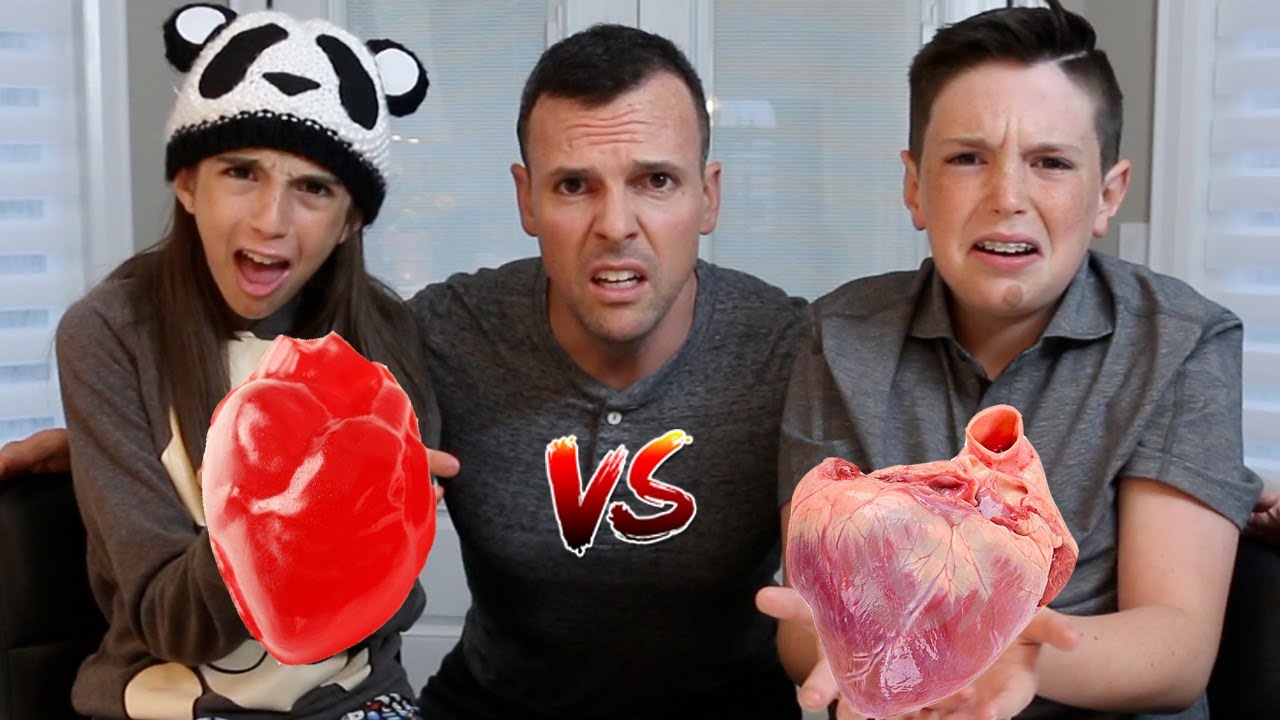 GUMMY FOOD vs REAL FOOD!! - Gross Edition