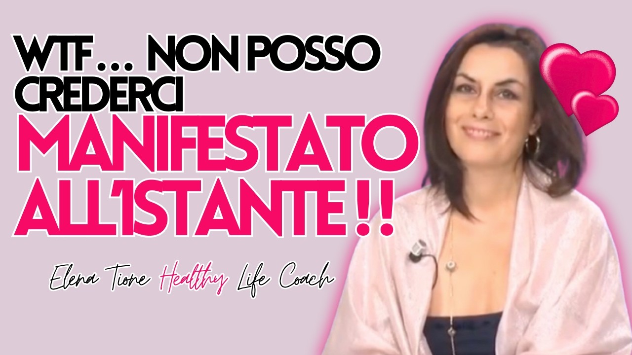 🥰 Cogito, ergo sum! Manifestazione Ultrarapida #personaspecifica @ElenaTioneHealthyLifeCoach