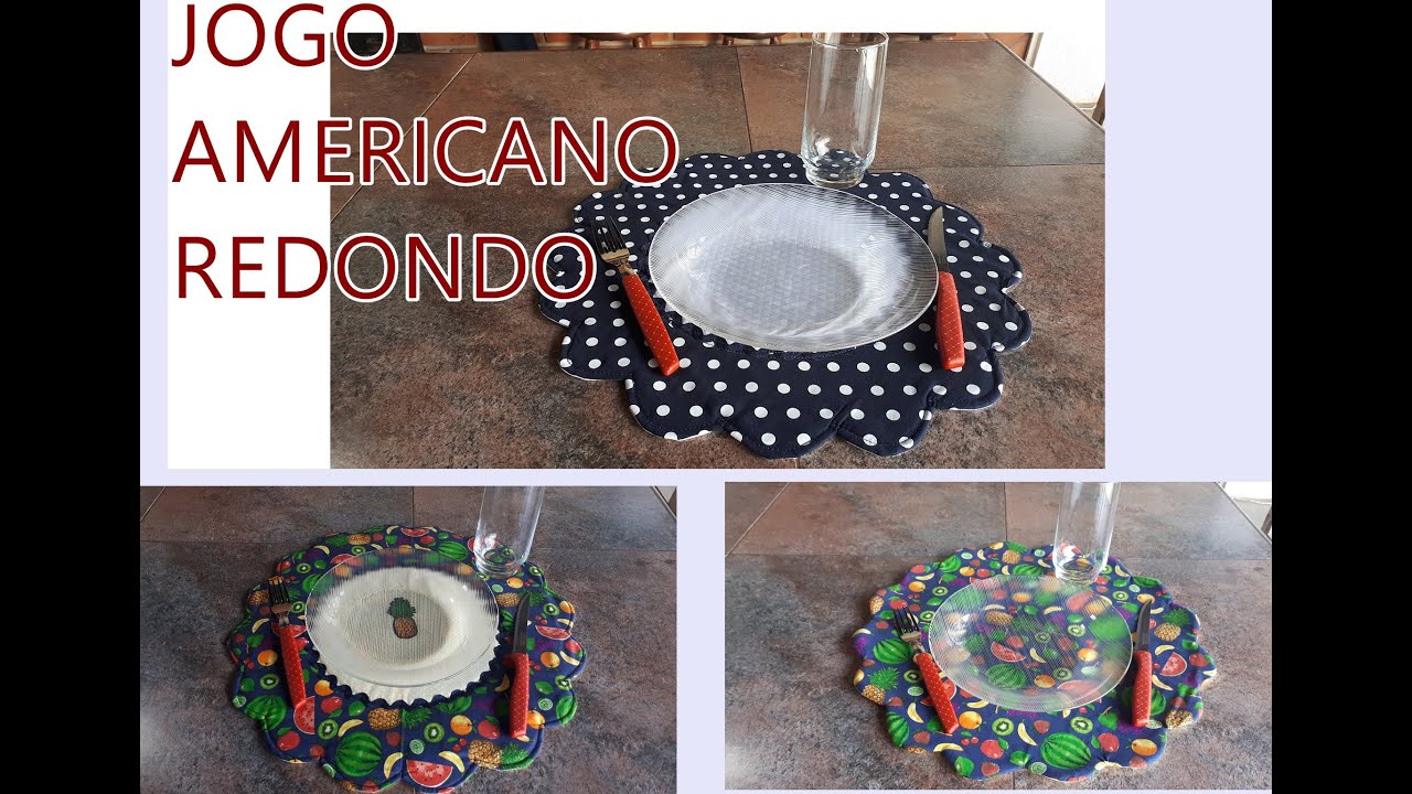 JOGO AMERICANO REDONDO