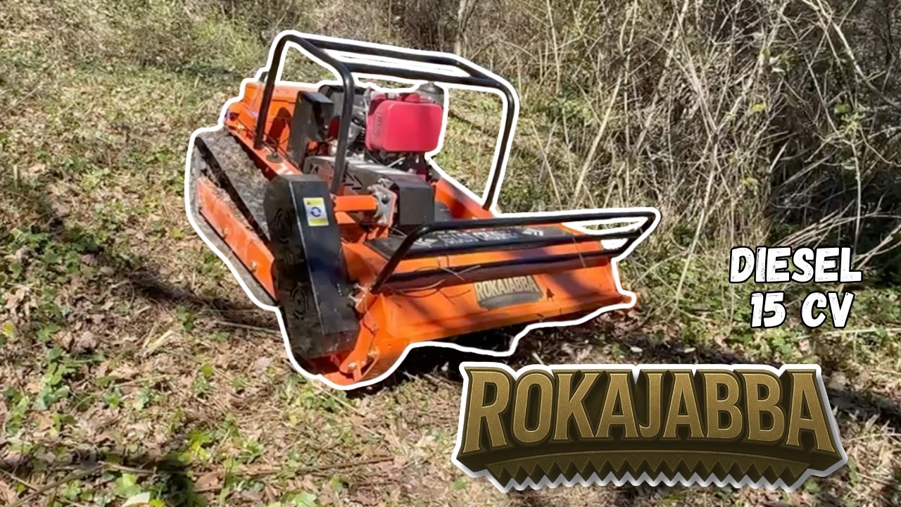 Tondeuse débrousailleuse DIESEL 15CV ROKAJABBA