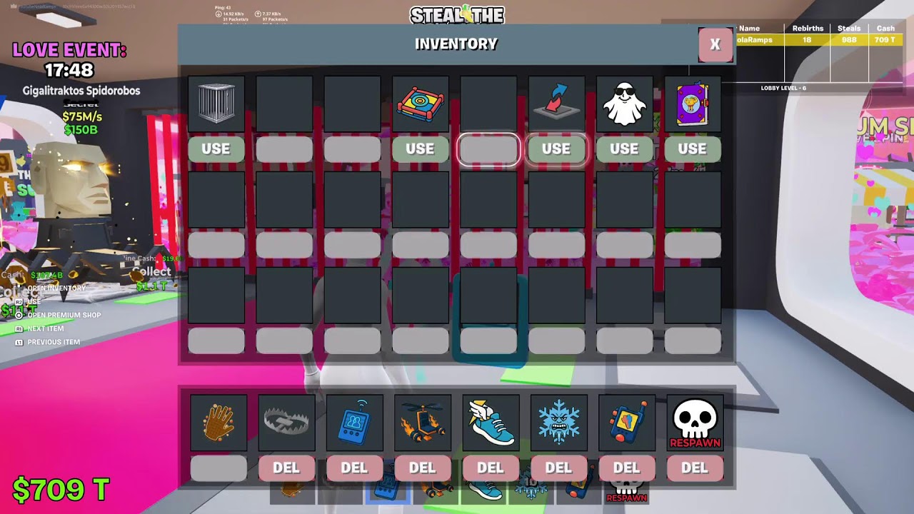 Steal a Brainrot fortnite Trading