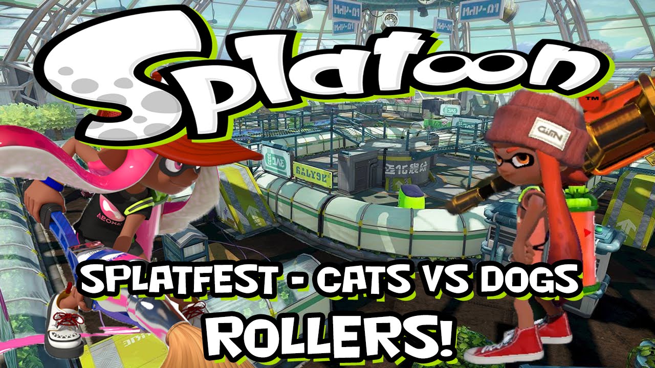Splatoon Splatfest - Cats VS Dogs  2 - Rollers!