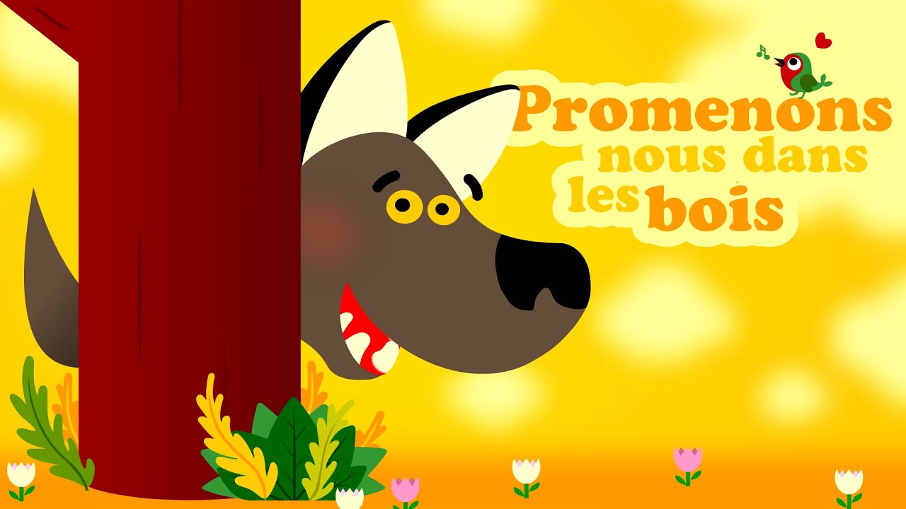 Promenons nous dans les bois 🌲🌲🌲 Petites comptines pour b&eacute;b&eacute; avec paroles