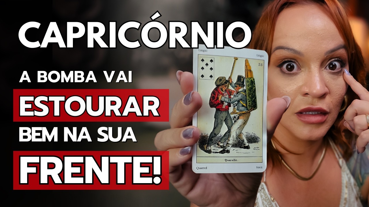 CAPRICÓRNIO FEVEREIRO 2026 -  ESSA PESSOA NÃO É QUE PARECE! A BOMBA ESTÁ PRESTES A ESTOURAR!