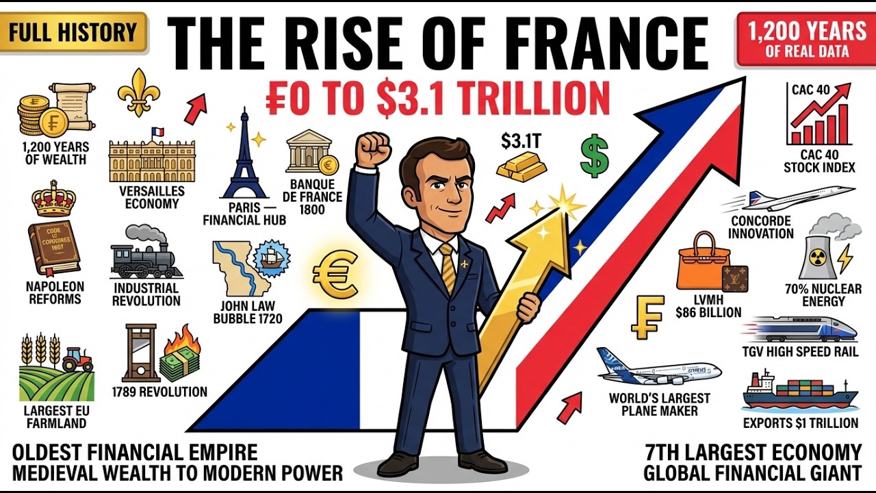 How France Became a World Financial Giant | France Economy History & Investment Secrets