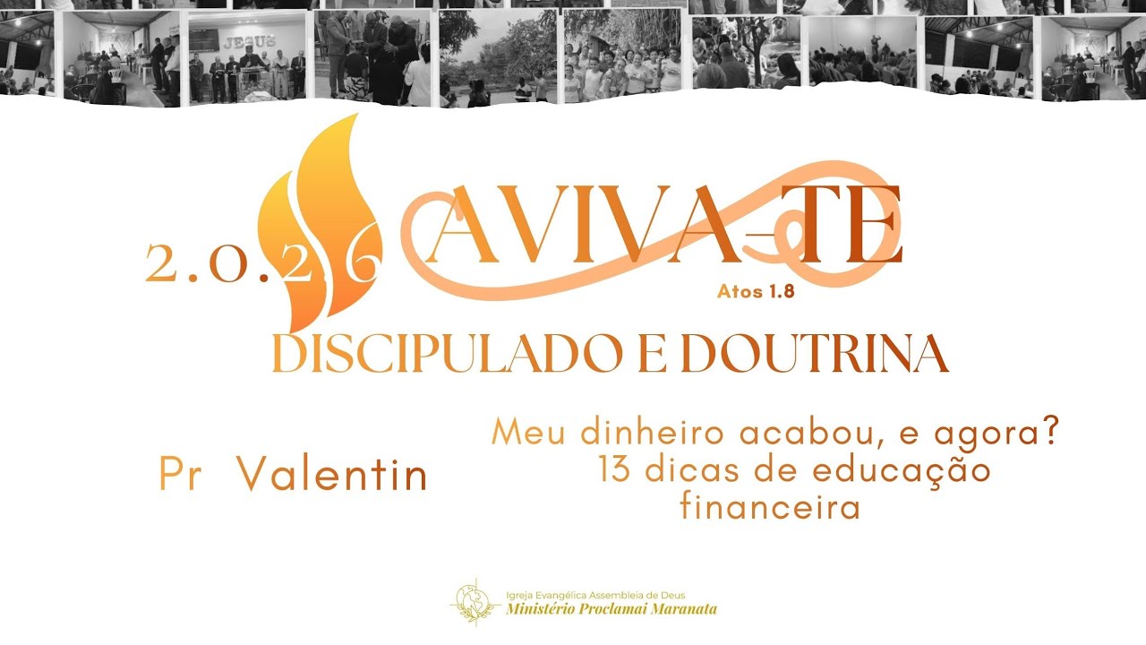 DISCIPULADO E DOUTRINA | PR VALENTIM - 13 DICAS DE EDUCAÇÃO FINANCEIRA | PARTE 2.