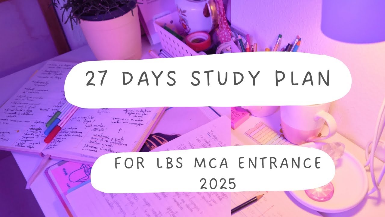 27 days study plan for lbs mca entrance 2025 malayalam #lbsmca