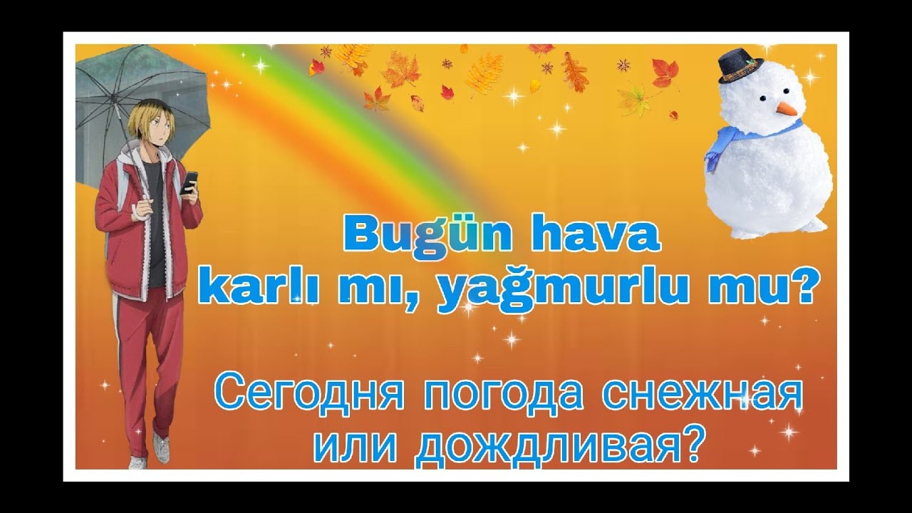 Учим новые слова о погоде с интересными вопросами. Прогноз погоды.