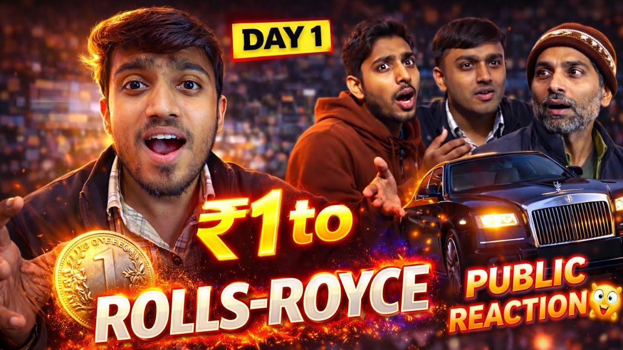 I Started With ₹1 to Rolls-Royce 🤫| Day 1