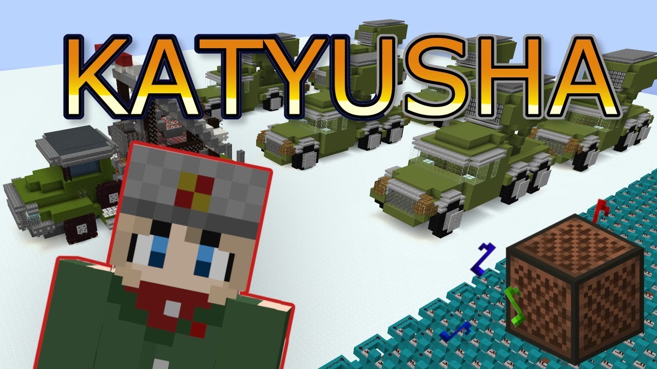 Katyusha (Катюша) and Kalinka (Калинка) on Minecraft Note blocks