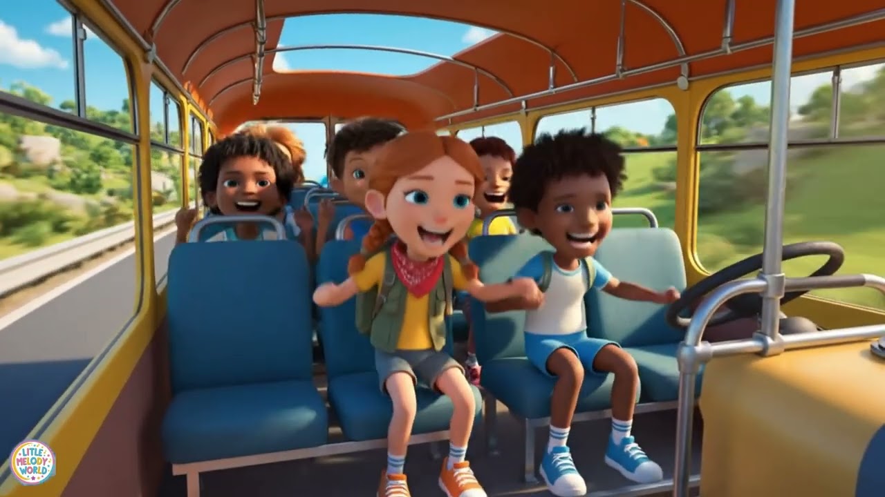 🚗 🚂 Как правят превозните средства: Би-бип, Ту-туу!  Песен за деца | Little Melody World