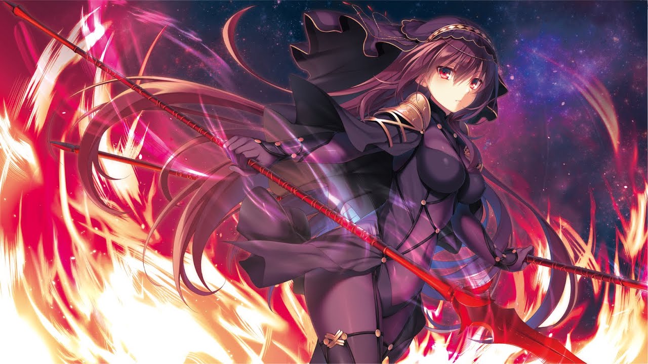 Guda 6 Scathach vs angry spiky red haired NPC that will never be playable Sadge