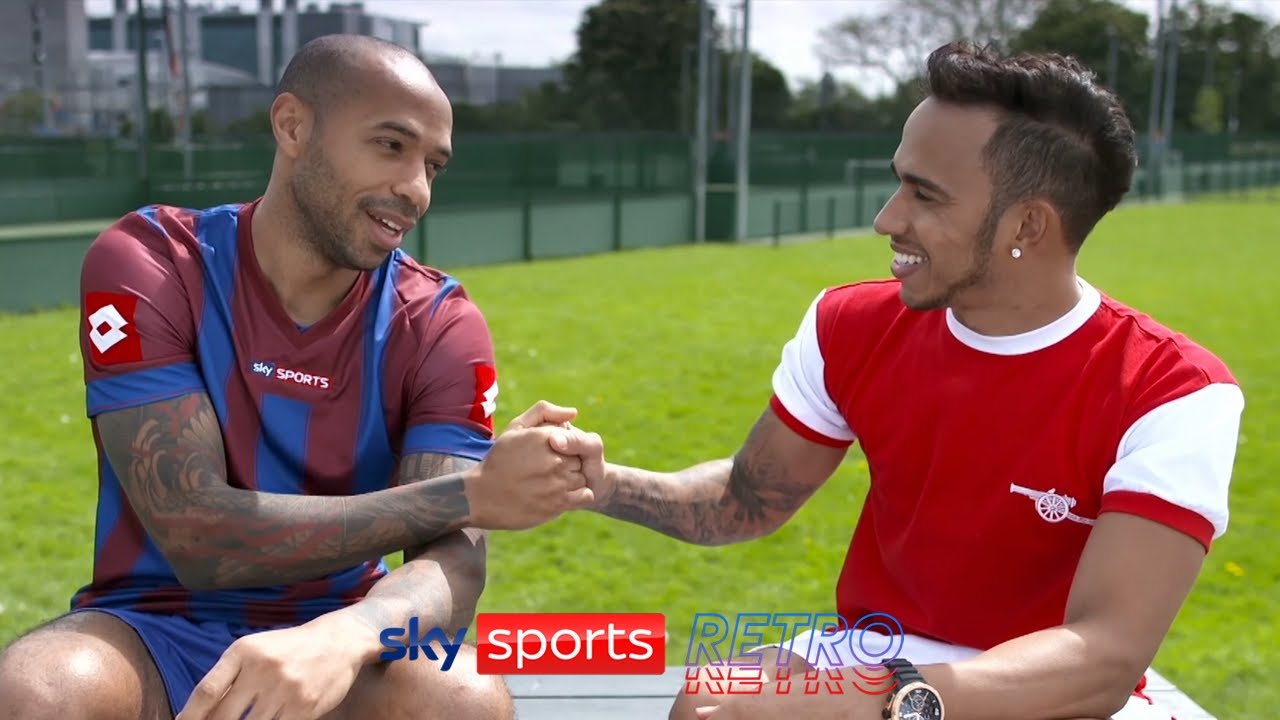 Thierry Henry interviews Lewis Hamilton