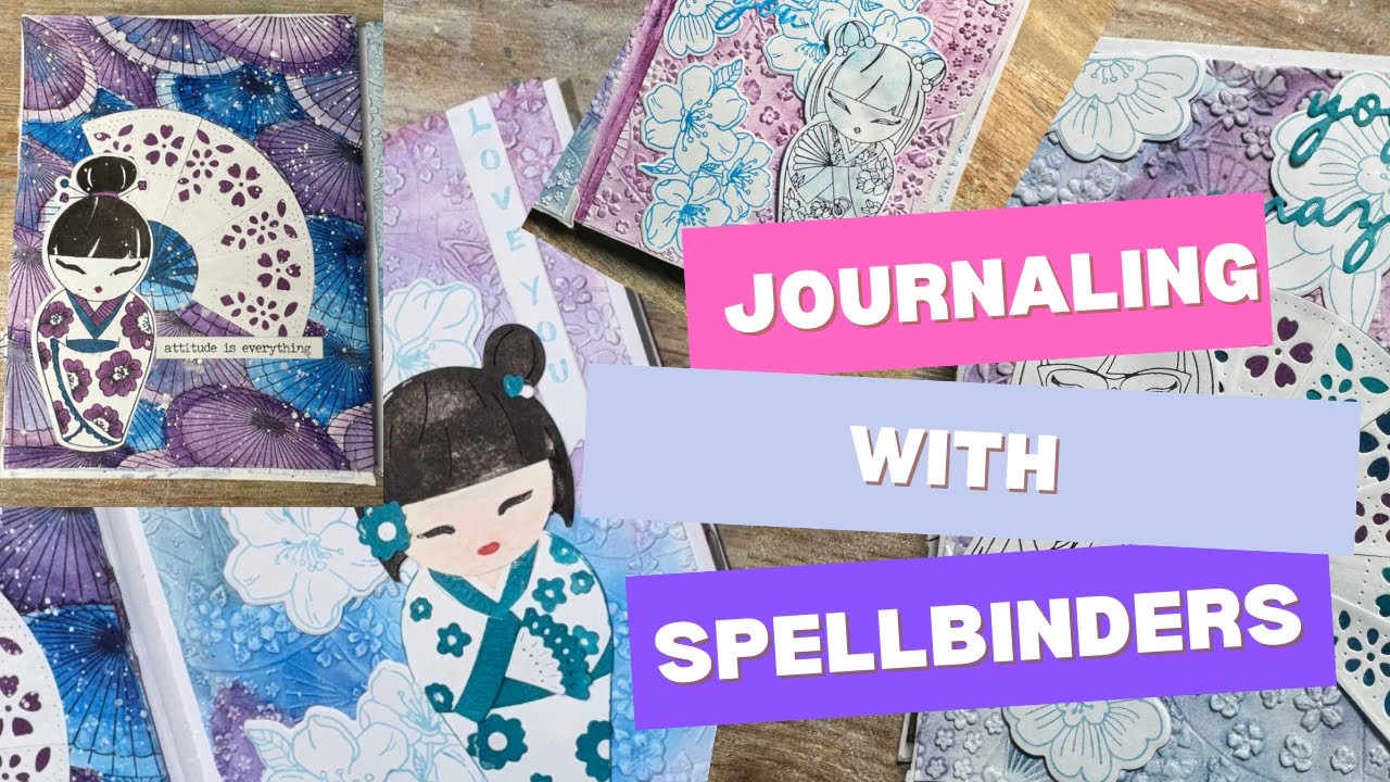 Journaling with Spring in Kyoto Collection | @spellbinders