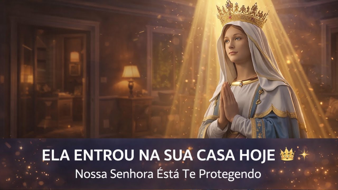 Apenas Ouça Esta Oração Para Hoje com Nossa Senhora  Maria Passa à Frente da Sua Casa e da Sua Vida