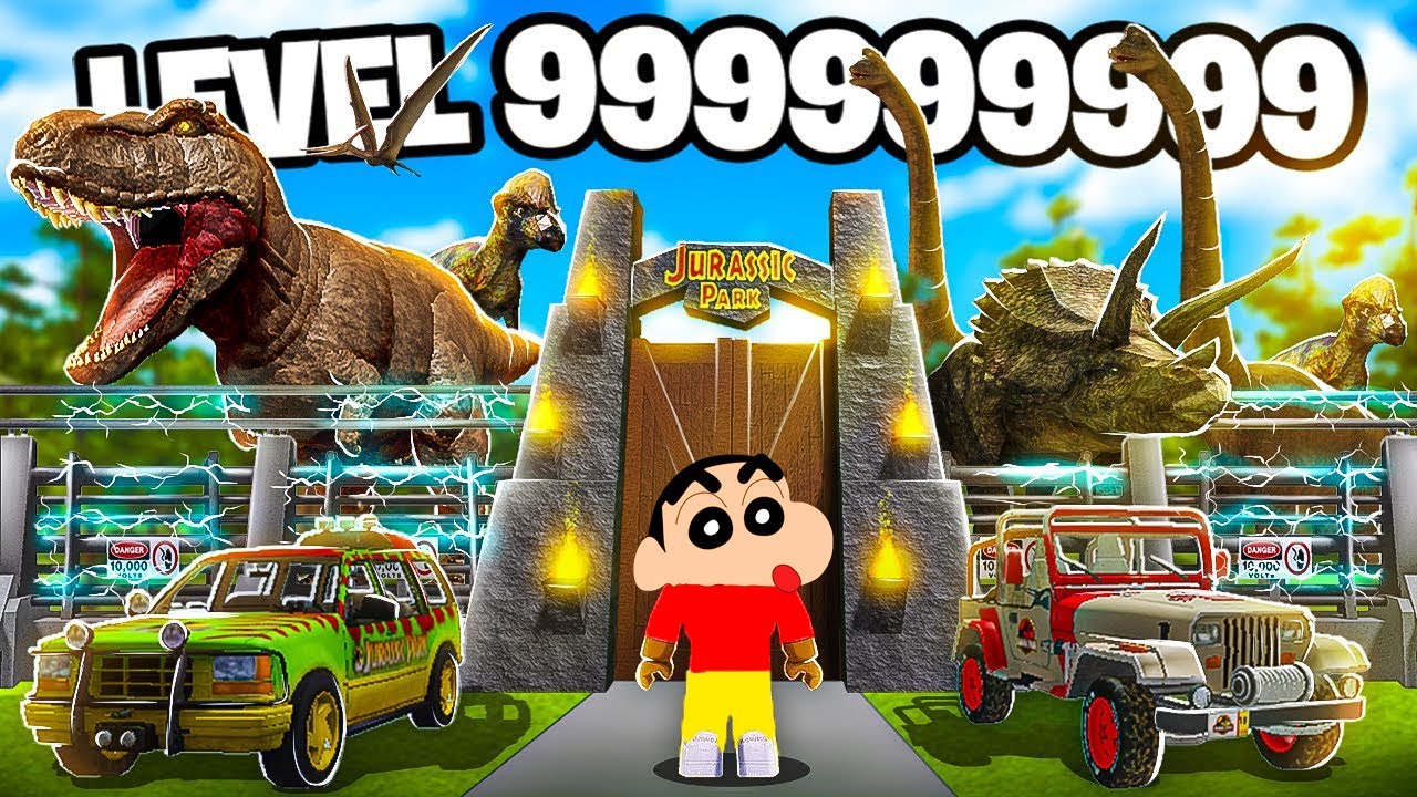 SHINCHAN and I OPENED DINOSAUR ZOO in ROBLOX