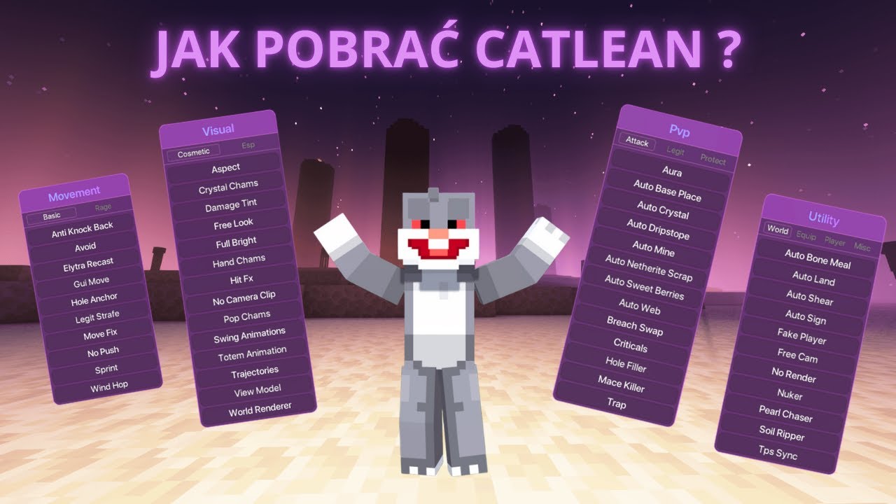 JAK POBRAĆ CHEATY CATLEAN (najlepsze cheaty)