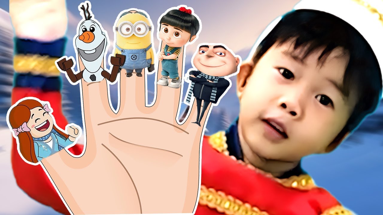 Despicable Me Finger Family & Frozen Finger Family | Nursery Rhymes | DoReMi Kids Songs