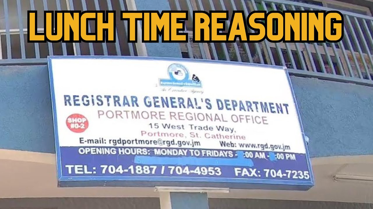 Getting Lunch and Reasoning | 876 By Birth