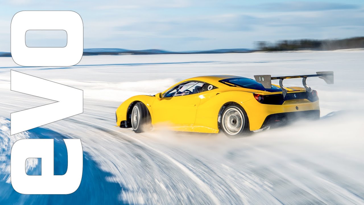 Ferrari ice race – flat out lap of Silverstone