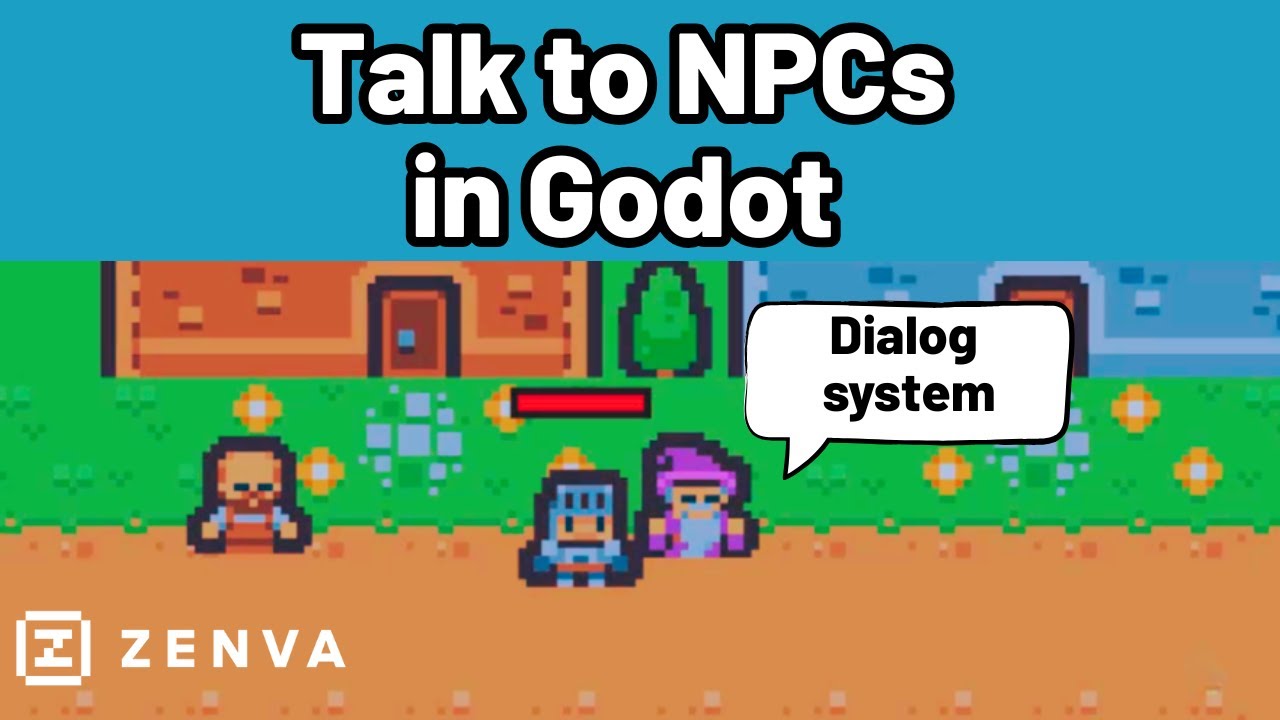 Talk to NPCs in GODOT - Dialog System Tutorial