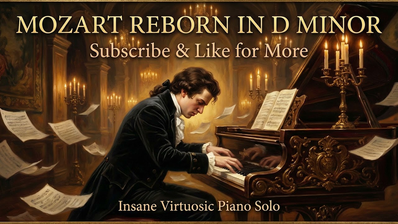 Demonic Elegance | Mozart Inspired Piano Masterpiece #piano