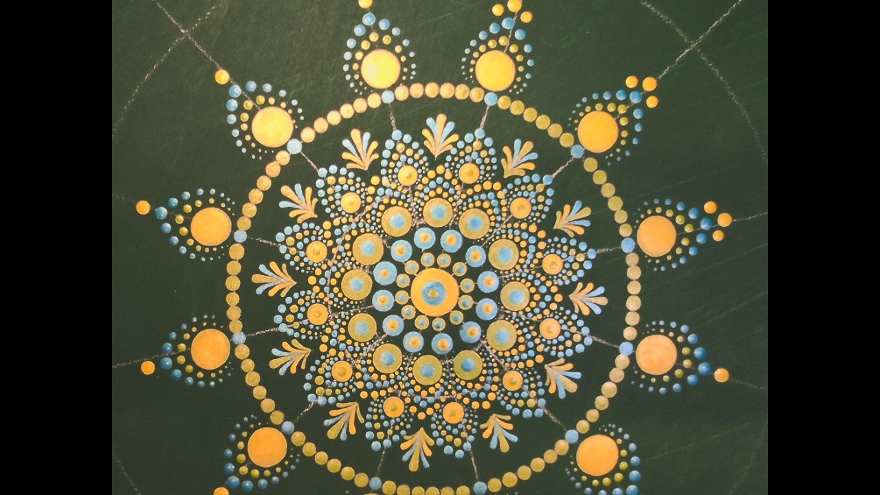 KellyMandalas Dot Mandala Process ASMR