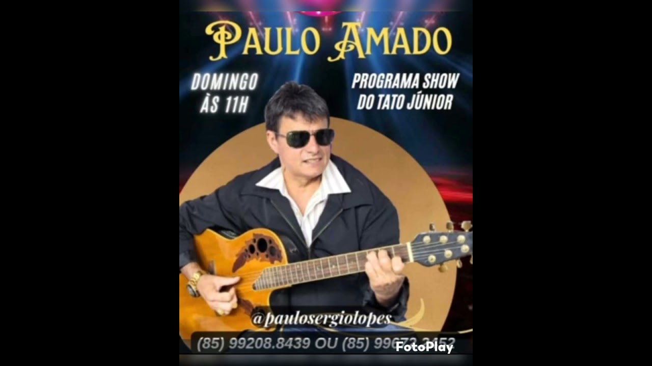 CALCINHA AMARELA PAULO AMADO  O ROMÂNTICO SEM FRONTEIRAS 