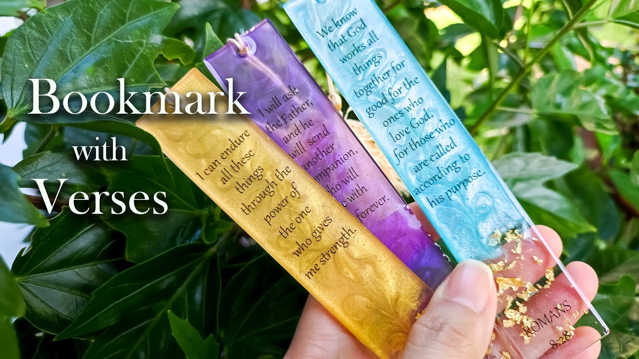 Resin Bookmark with out Cricut | Transparent Vinyl Sticker | Resin bookmark tutorial for beginner