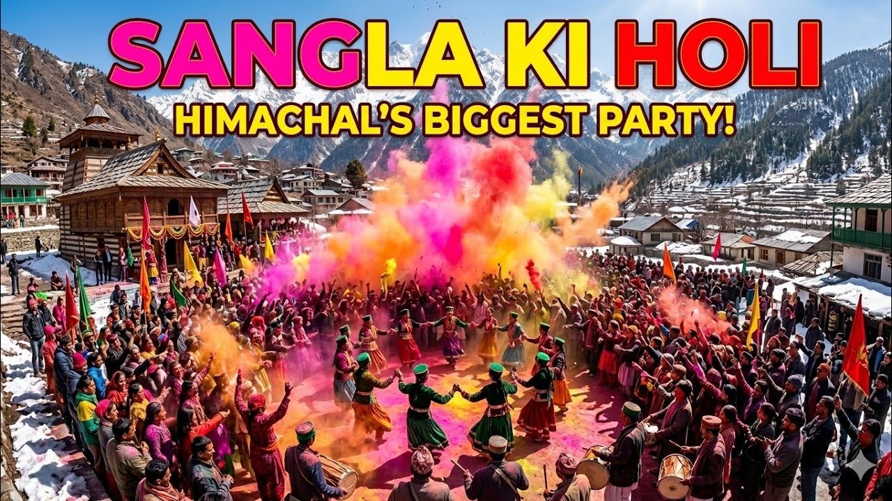 Sangla Ki Holi || Biggest Dj Party in Himachal 