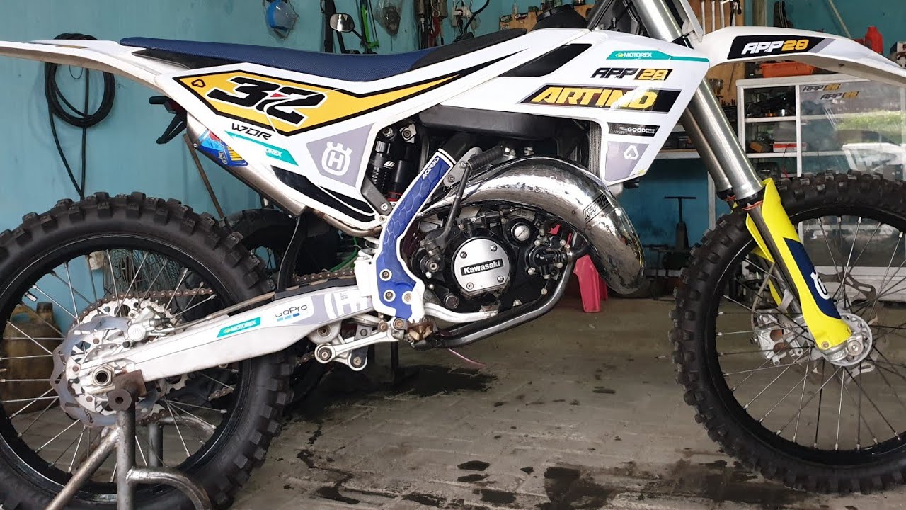Husqyvarna rasa ninja | rolling chasis husqvarna pasang mesin ninja 2stroke