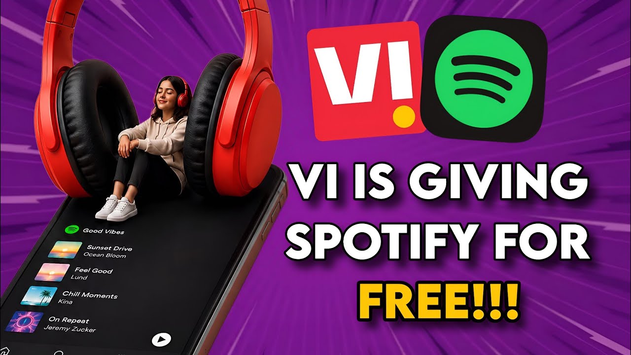 Vi Spotify Offer🔥: Vodafone Idea is Bundling Spotify Premium For FREE!😲