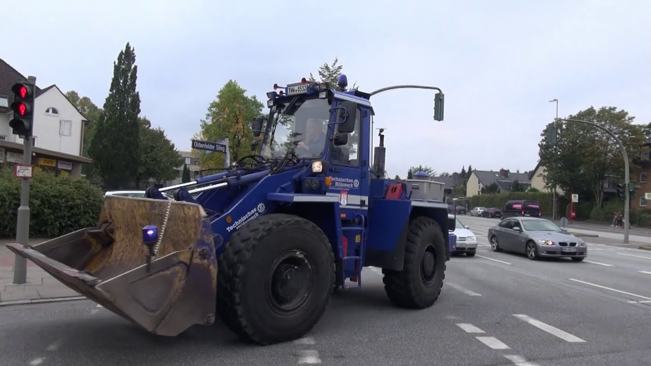 Radlader + LKW + GKW THW OV Hamburg - Nord