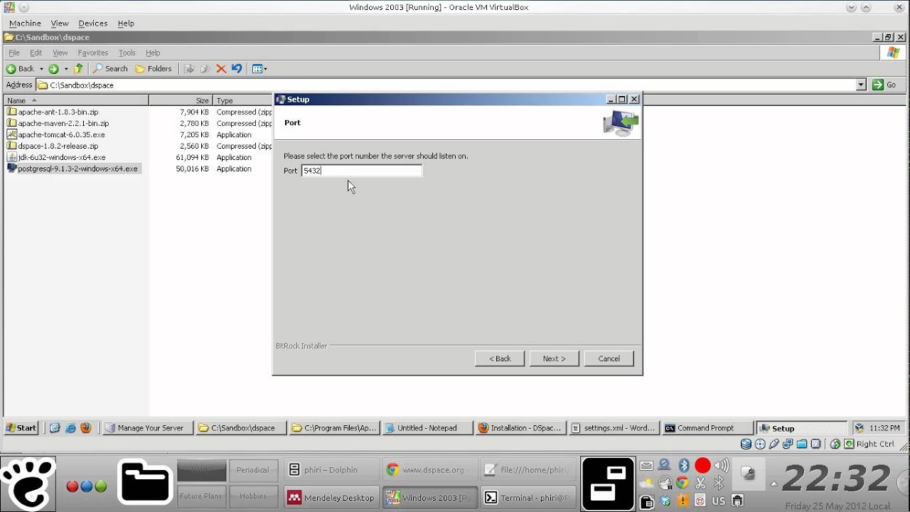 DSpace 1.8.2 Installation #6 - Installing PostgreSQL 9.1