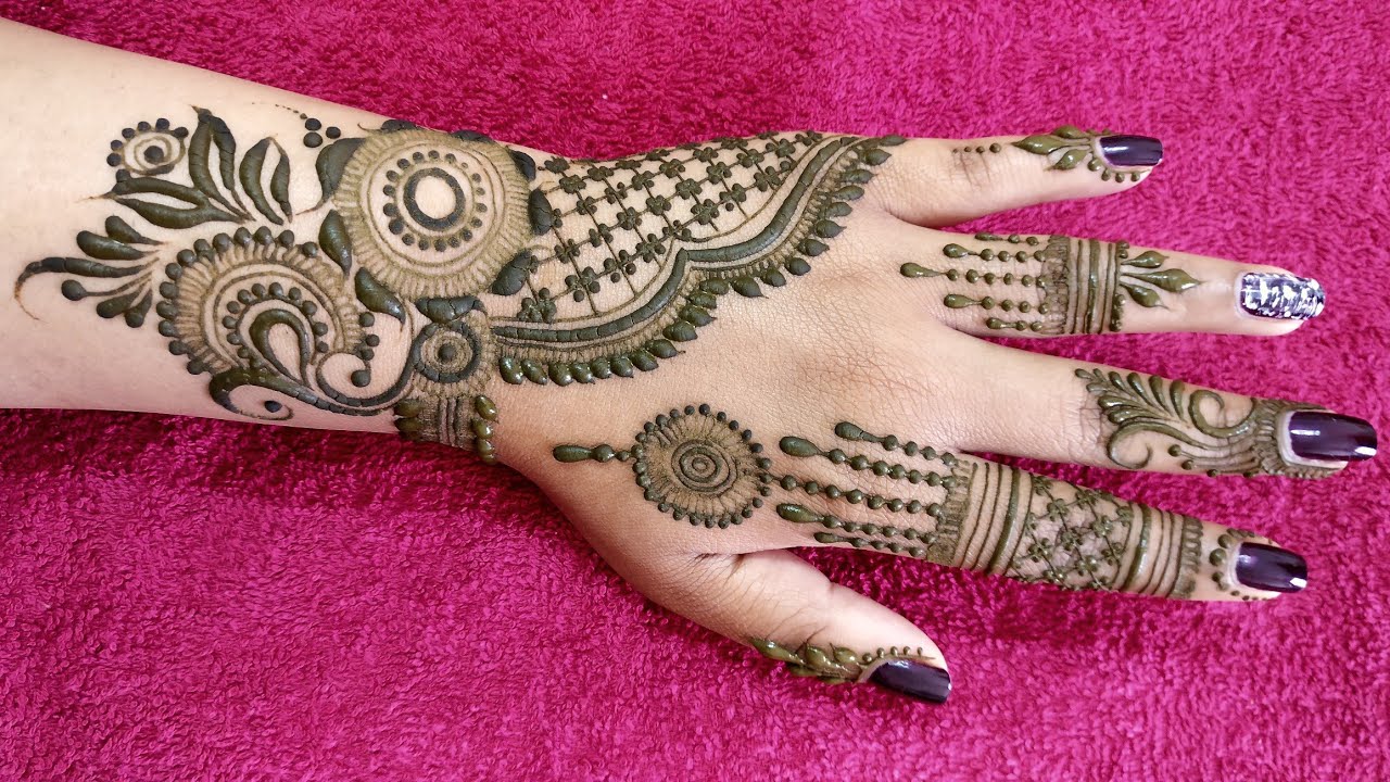 EID 2024|| Navratri 2024 Special Beautiful Stylish Mehndi Design for Hand || Floral Mehndi